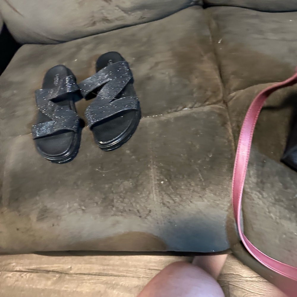 Capelli Sparkly Black Women's Sandals